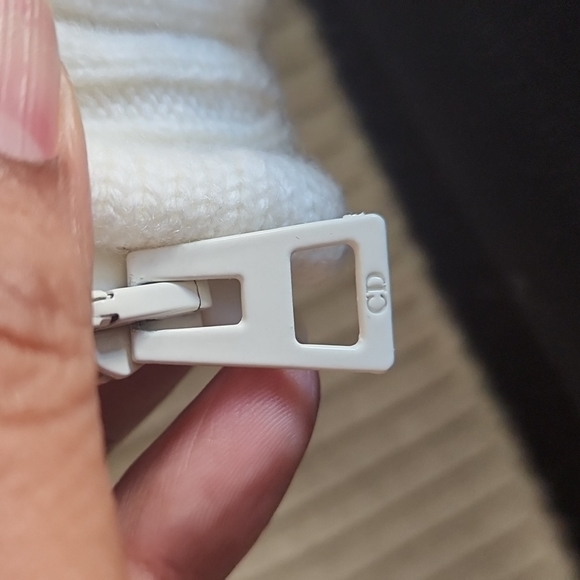 CHRISTIAN DIOR - MACROCANNAGE ZIPPED CARDIGAN - Picture 14 of 16